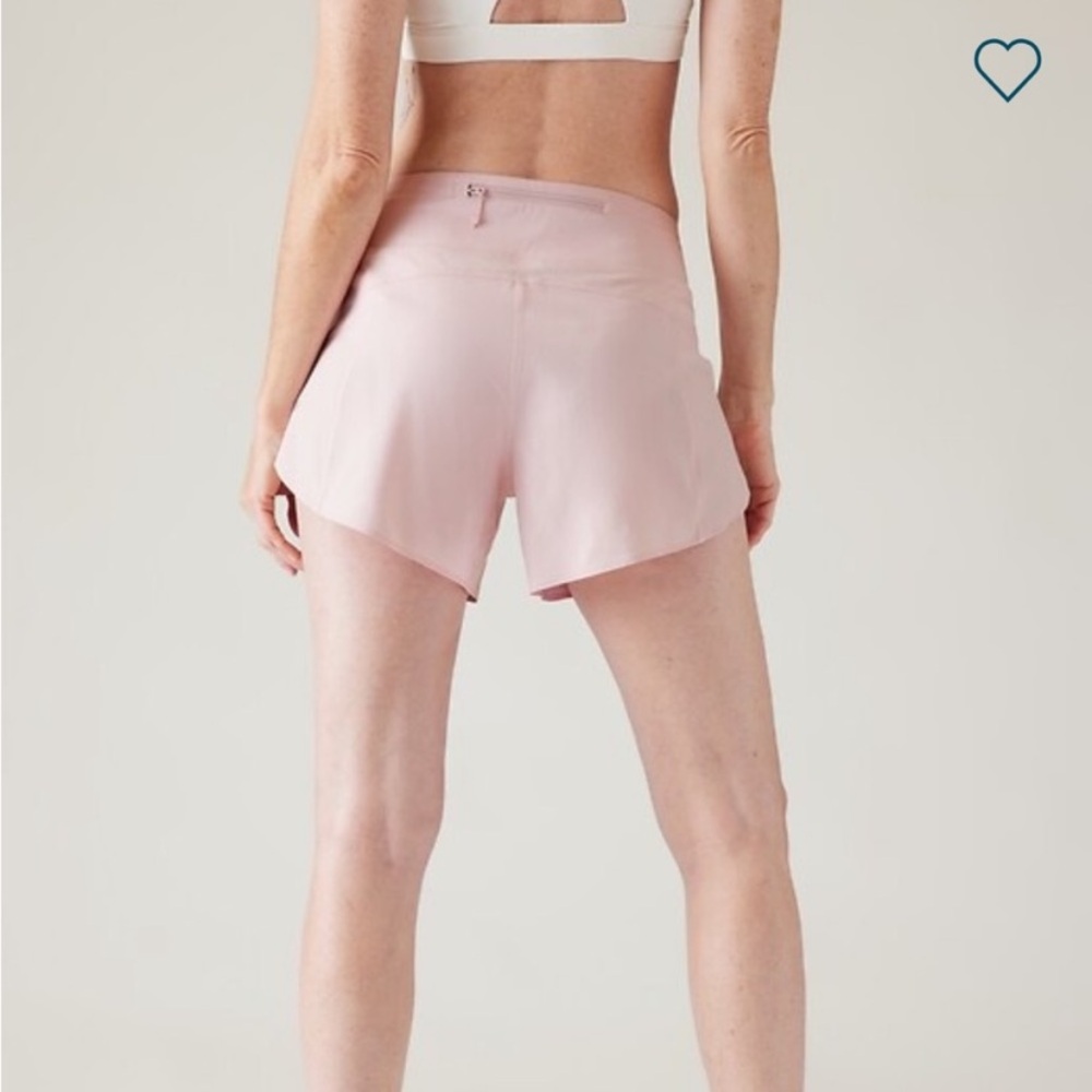 EUC Athleta Run With It 4.5” POCKETS Running Shorts Lined Lightweight Athletic S